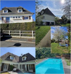 Maison familiale de 196 m², comprenant 8 pièces, 6 chambres offrant de jolies vues. - Beynes (78650)